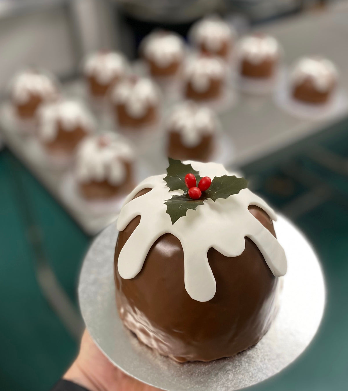 Chocolate Biscuit Christmas Pudding