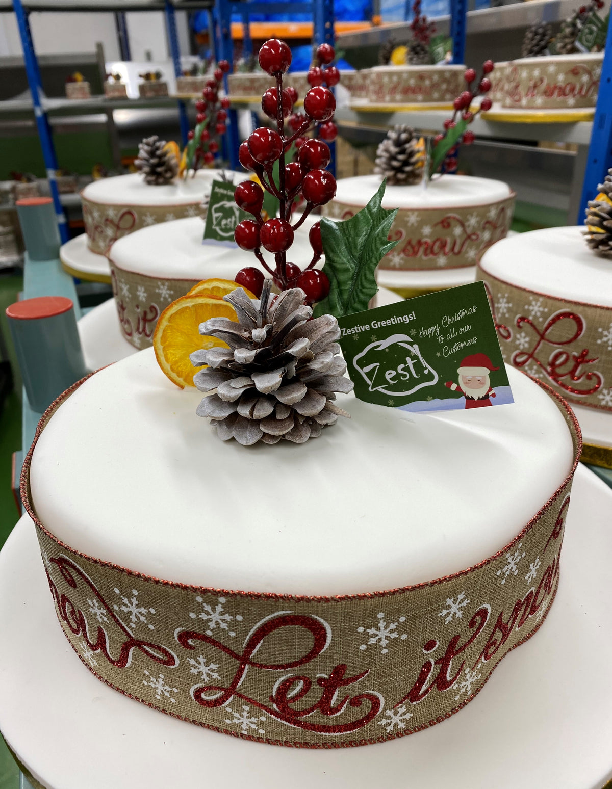 Handmade Christmas Cake
